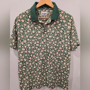 Goodfellow & Co Men's Green Floral Shirt